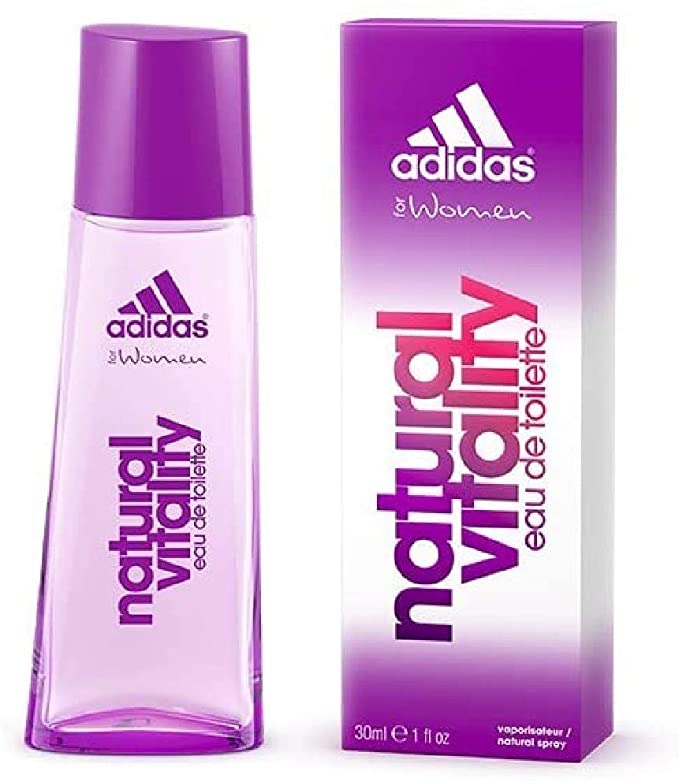 Adidas Natural Vitality EDT Spray For Women - box and bottle packaging