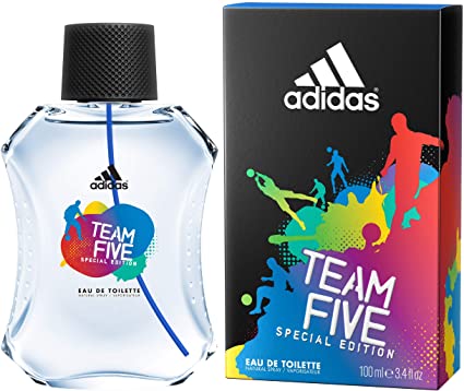 Adidas Team Five 100 ML EDT Spray For Men - authentic fragrance from Brands Warehouse Canada