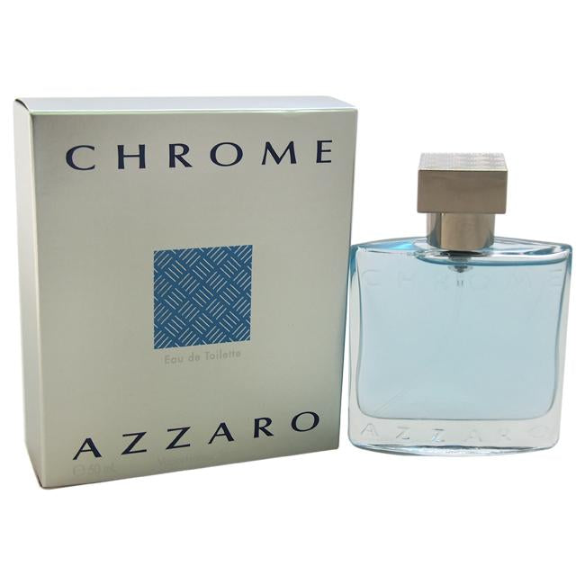 Azzaro Chrome EDT Spray For Men - box and bottle packaging