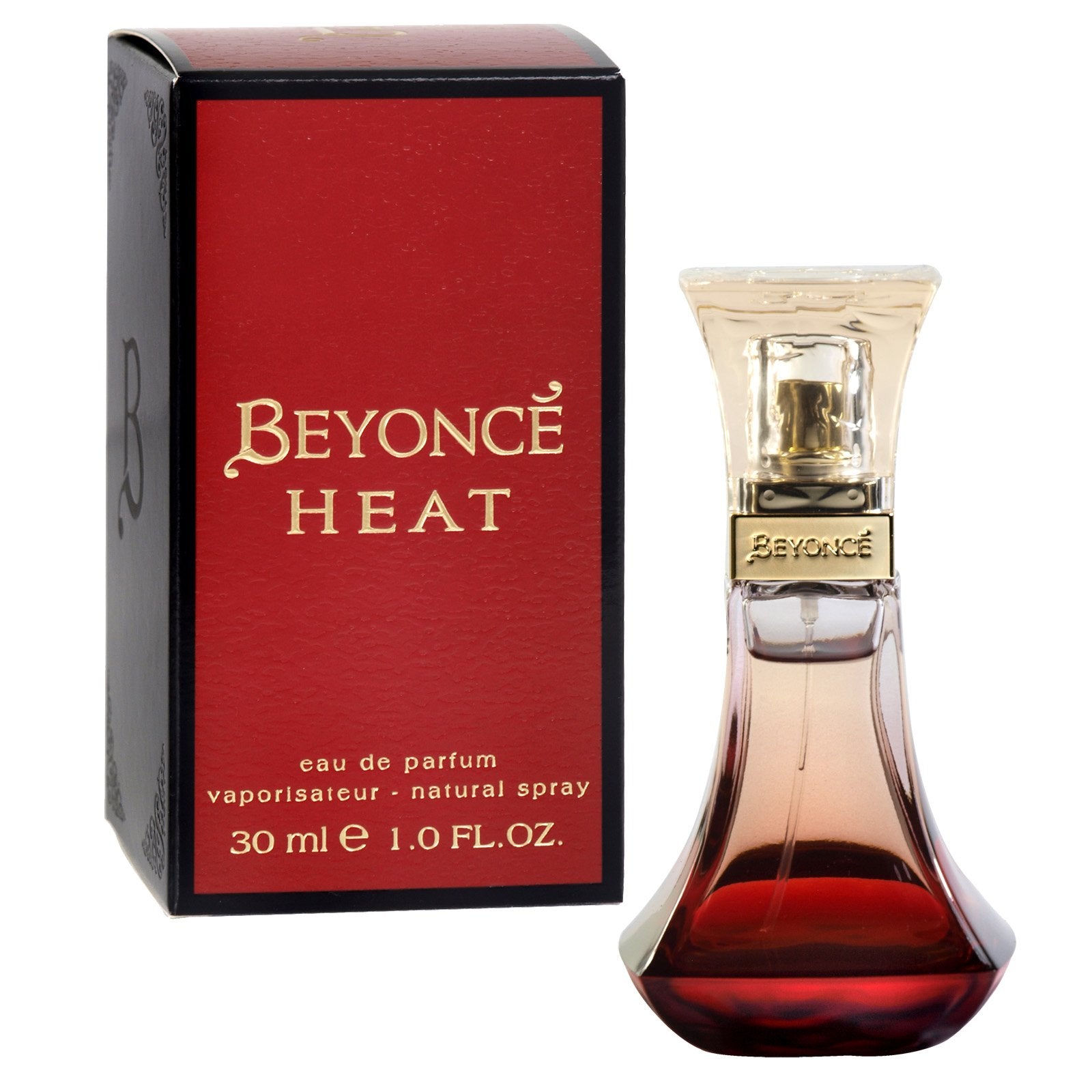 Beyonce Heat EDP Spray For Women - box and bottle packaging
