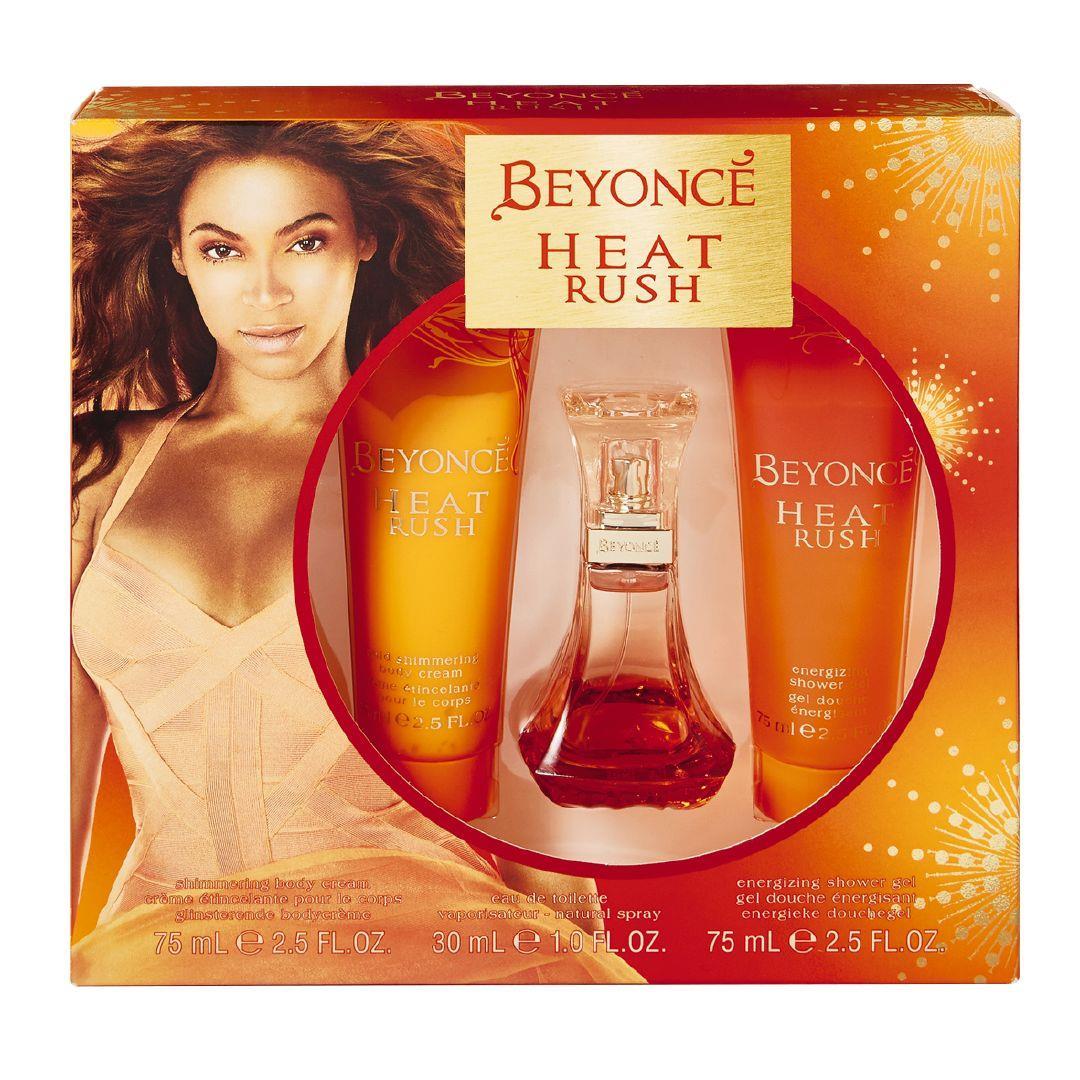 Set - Beyonce Heat Rush 30 ML Edp And 75 ML Body Lotion And 75 ML Shower Gel - authentic fragrance from Brands Warehouse C...
