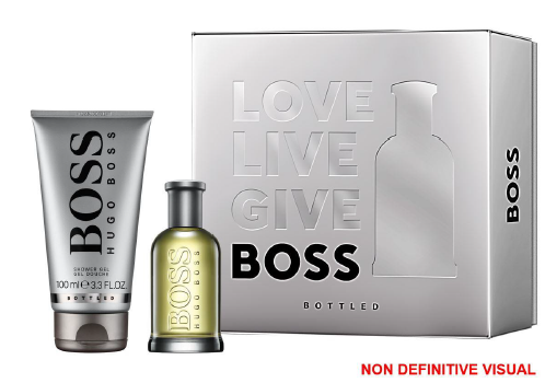 SET - BOSS BOTTLED 50 ML EDT SPR + 100 ML SHOWER GEL - MEN - authentic fragrance from Brands Warehouse Canada