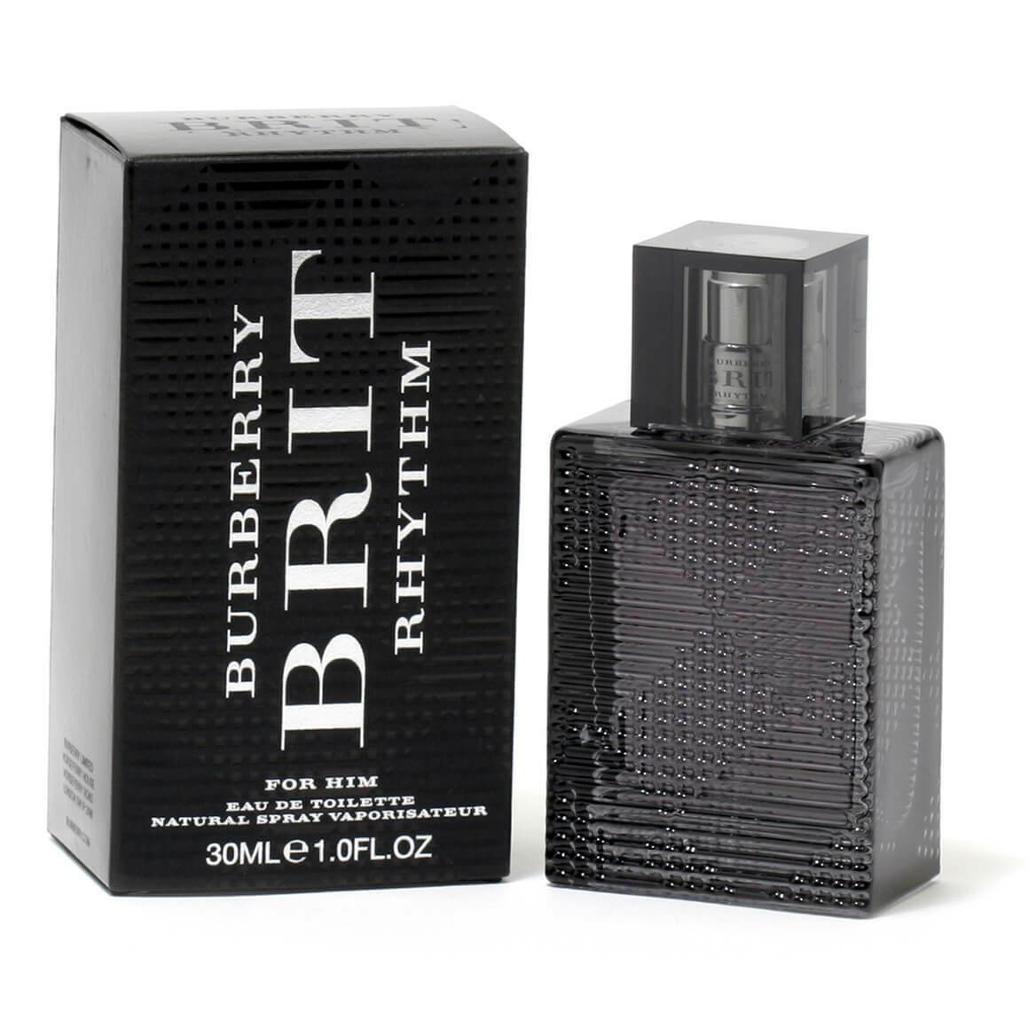 Burberry Brit Rhythm EDT Spray For Men - box and bottle packaging
