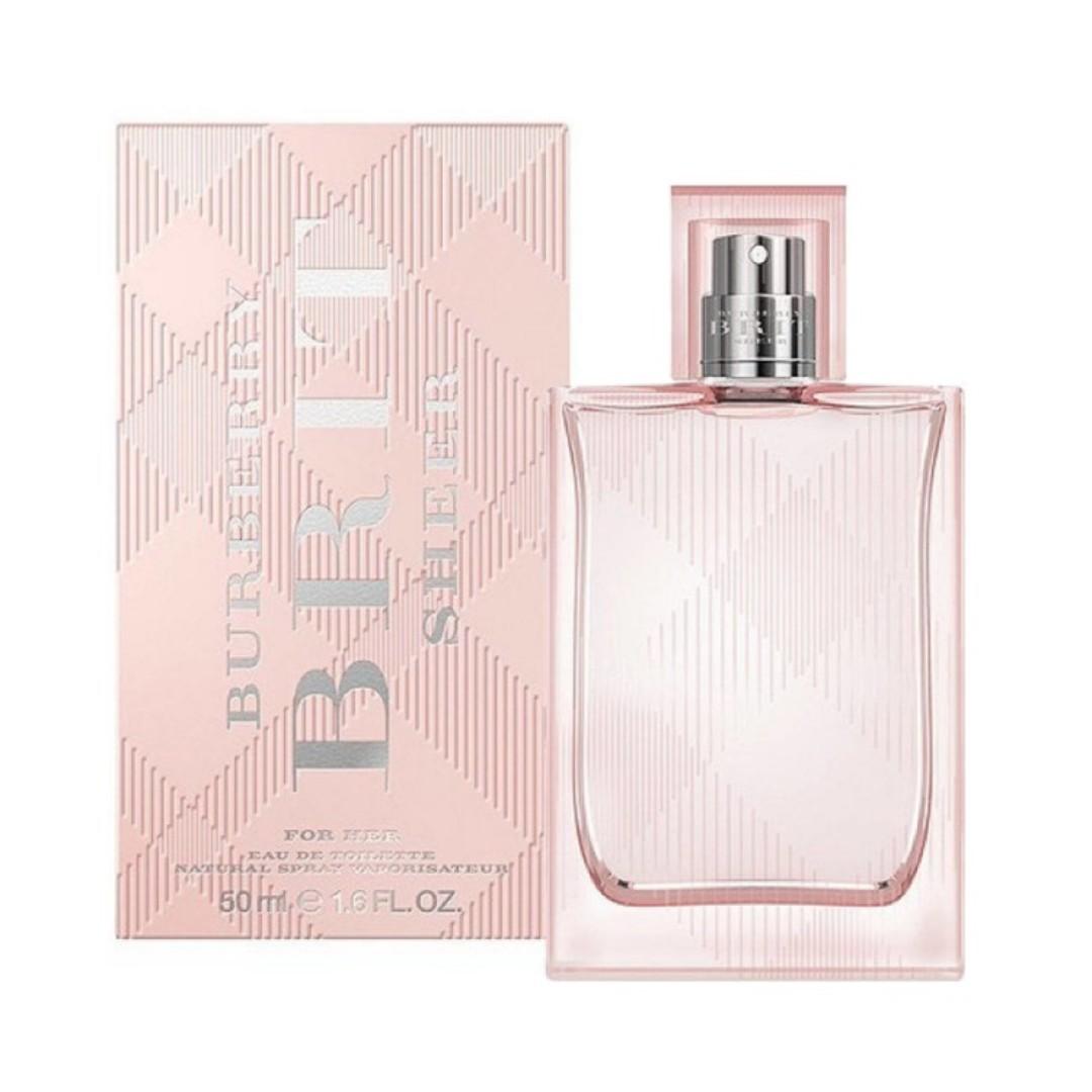 Burberry Brit Sheer For Her Edt Spray - box and bottle packaging