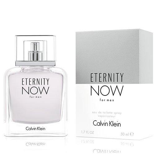 Calvin Klein Eternity Now EDT Spray For Men - box and bottle packaging