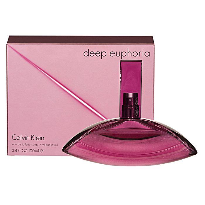 Calvin Klein Euphoria Deep EDT Spray For Women - bottle front view