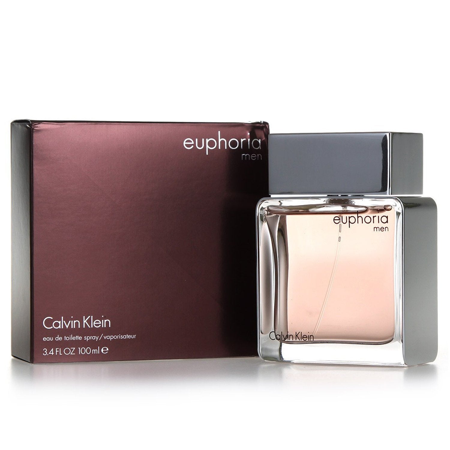 Calvin Klein Euphoria EDT Spray For Men - box and bottle packaging