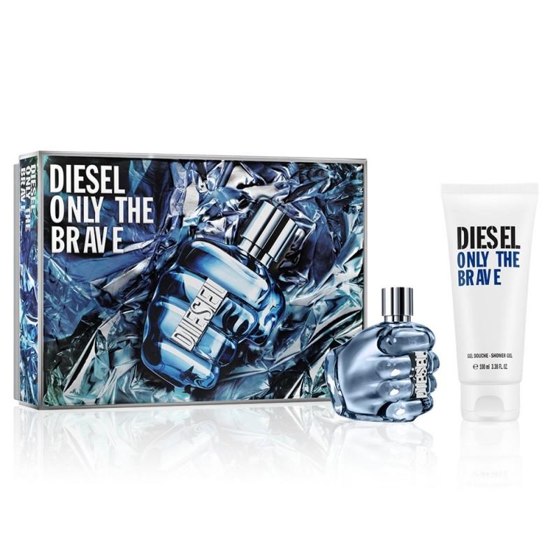 Set - Diesel Only The Brave EDT 50 ML and Shower Gel 100 ML - authentic fragrance from Brands Warehouse Canada