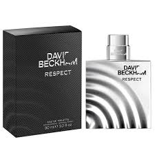 David Beckham Respect EDT Spray Men - box and bottle packaging