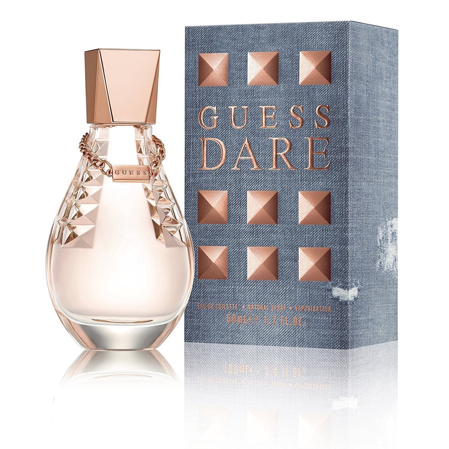 Guess Dare Eau de toilette Spray - box and bottle packaging