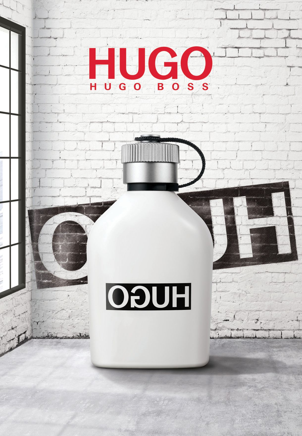 Hugo Boss Reversed EDT Spray For Men - bottle front view
