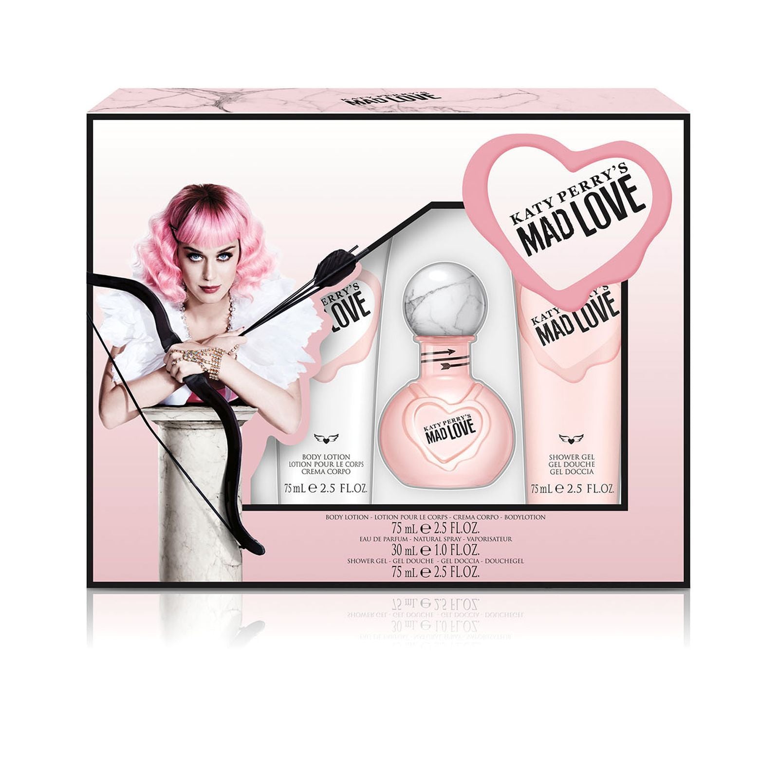 Katy Perry Mad Love 30 ML Edp Spray And 75 ML Shower Gel And 75 ML Body Lotion - authentic fragrance from Brands Warehouse...