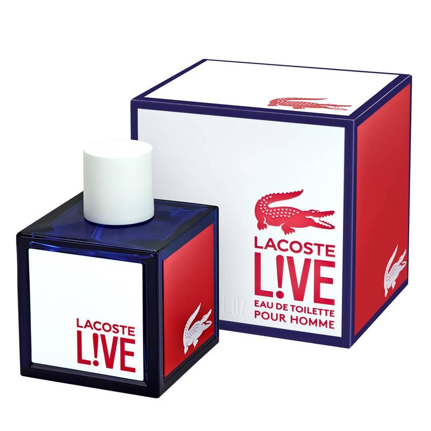 Lacoste Live EDT Spray - box and bottle packaging
