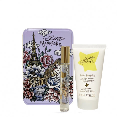 Set - Lolita Lempicka 7.5 ML EDP Spray + 50 ML Body Lotion for Women - authentic fragrance from Brands Warehouse Canada