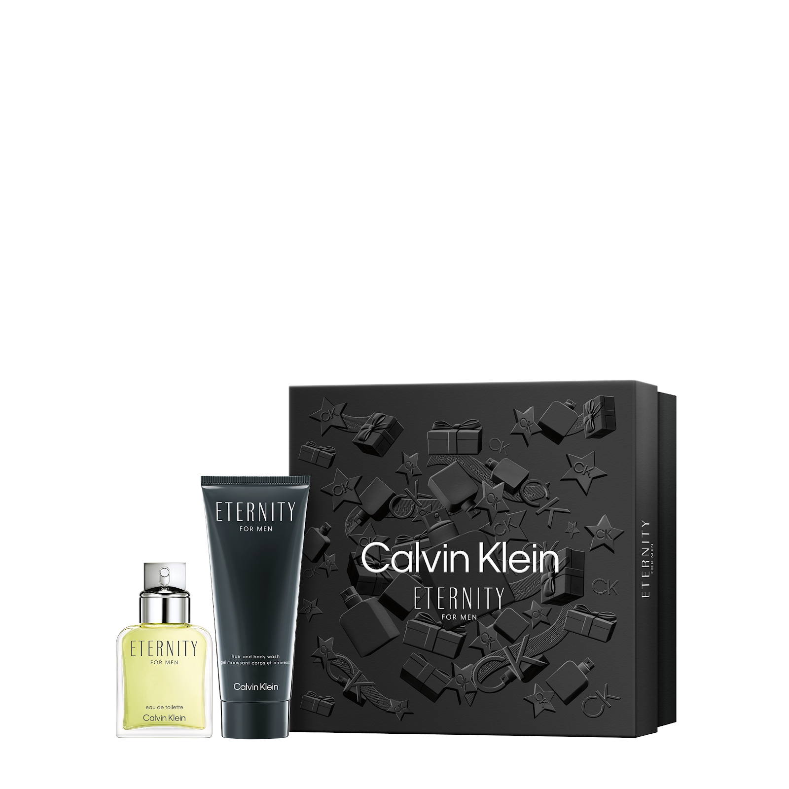 SET - CK ETERNITY 50 ML EDT SPR + 100 ML HAIR & BODY WASH - MEN - authentic fragrance from Brands Warehouse Canada