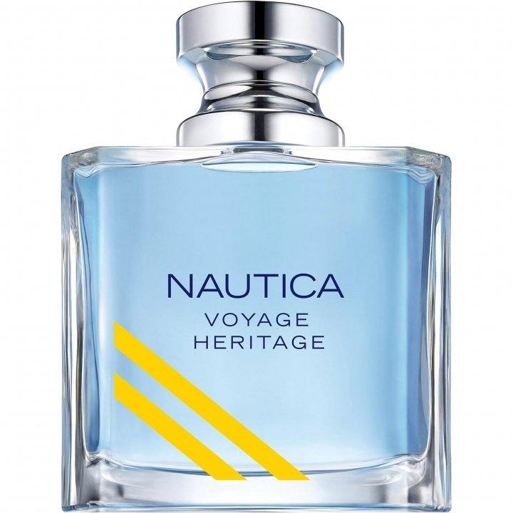 Nautica Voyage Heritage EDT Spray For Men - box and bottle packaging