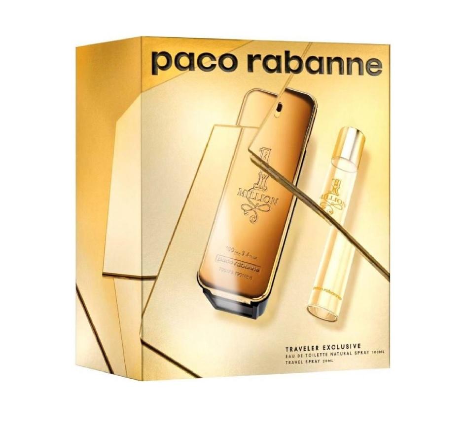 Set - 1 Million 100 ML Edt Spr + 20 ML Edt Spr (M) - authentic fragrance from Brands Warehouse Canada