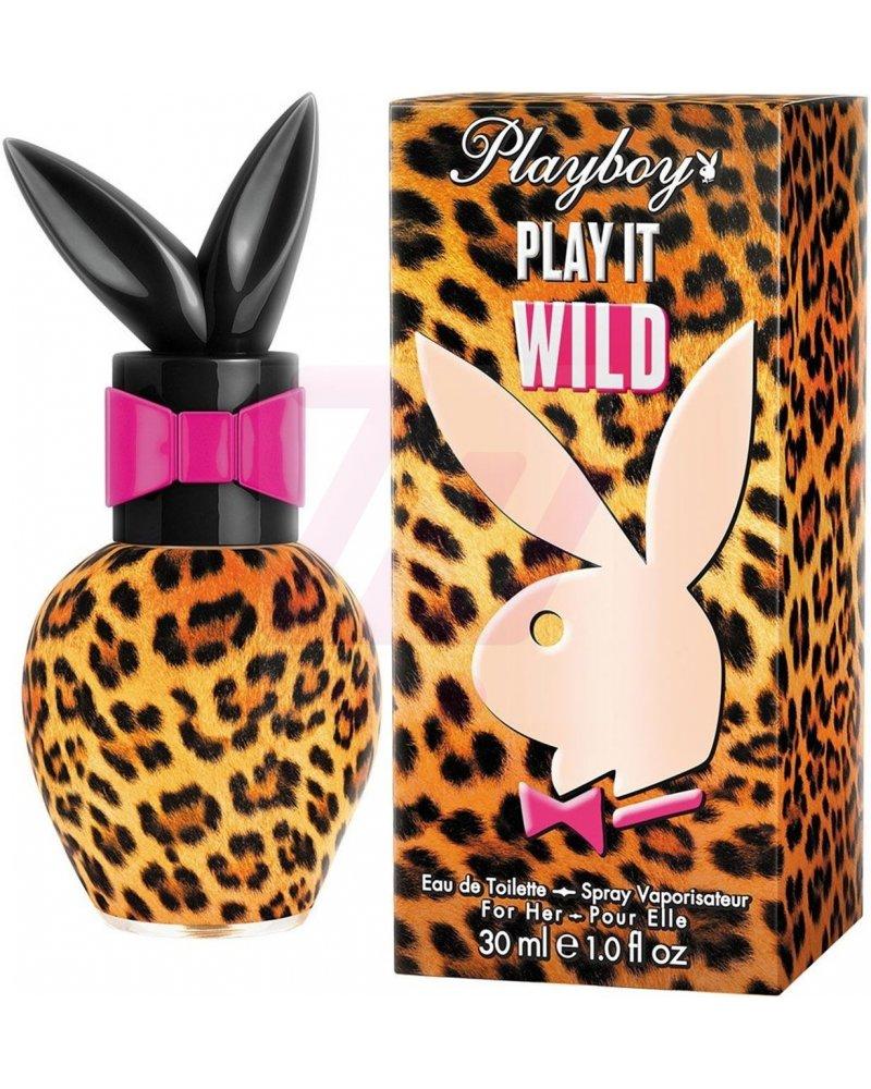 Playboy Play It Wild EDT Spray Women and Men - bottle front view