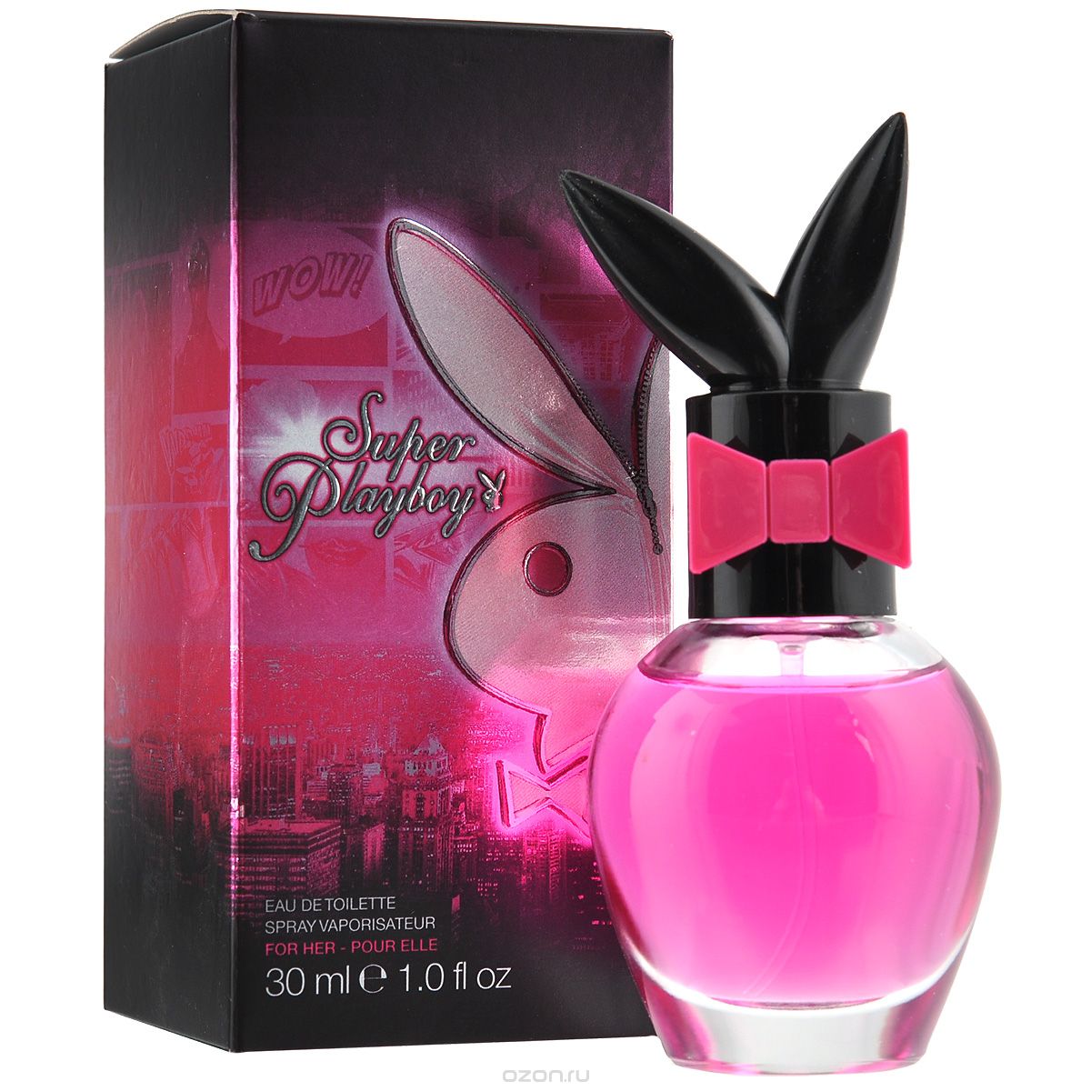 Playboy Superhero EDT Spray - box and bottle packaging