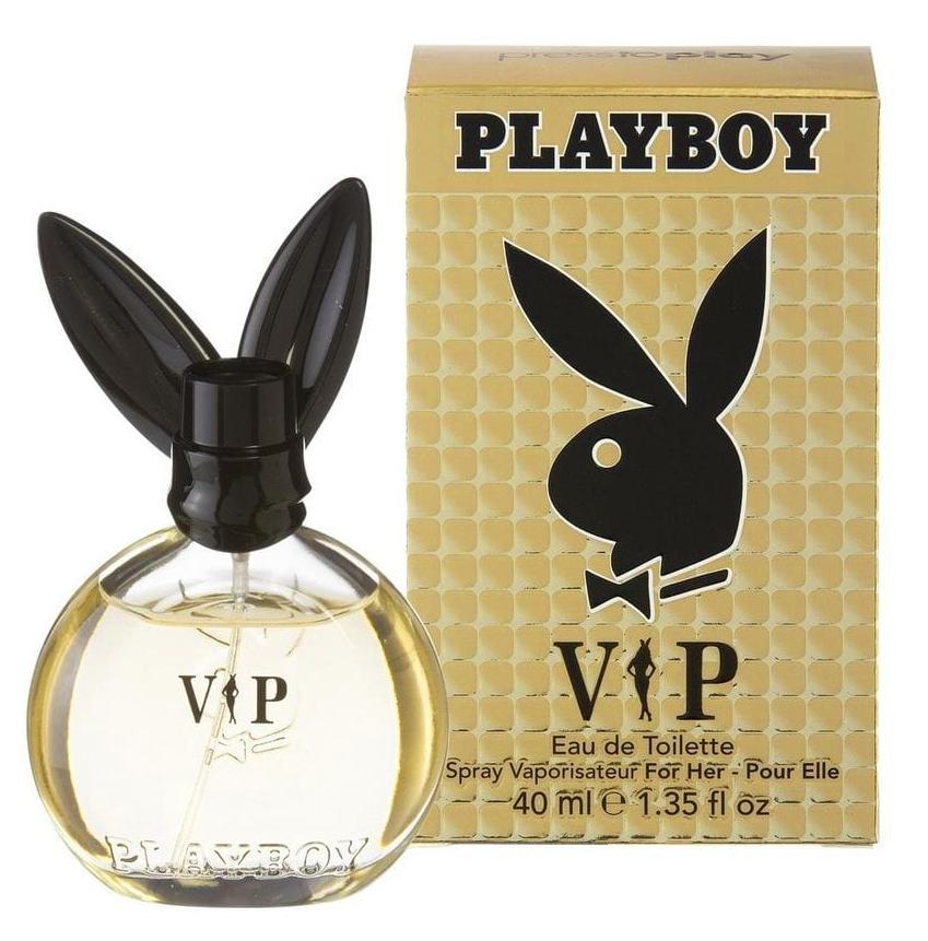 Playboy Vip Women EDT Spray - box and bottle packaging