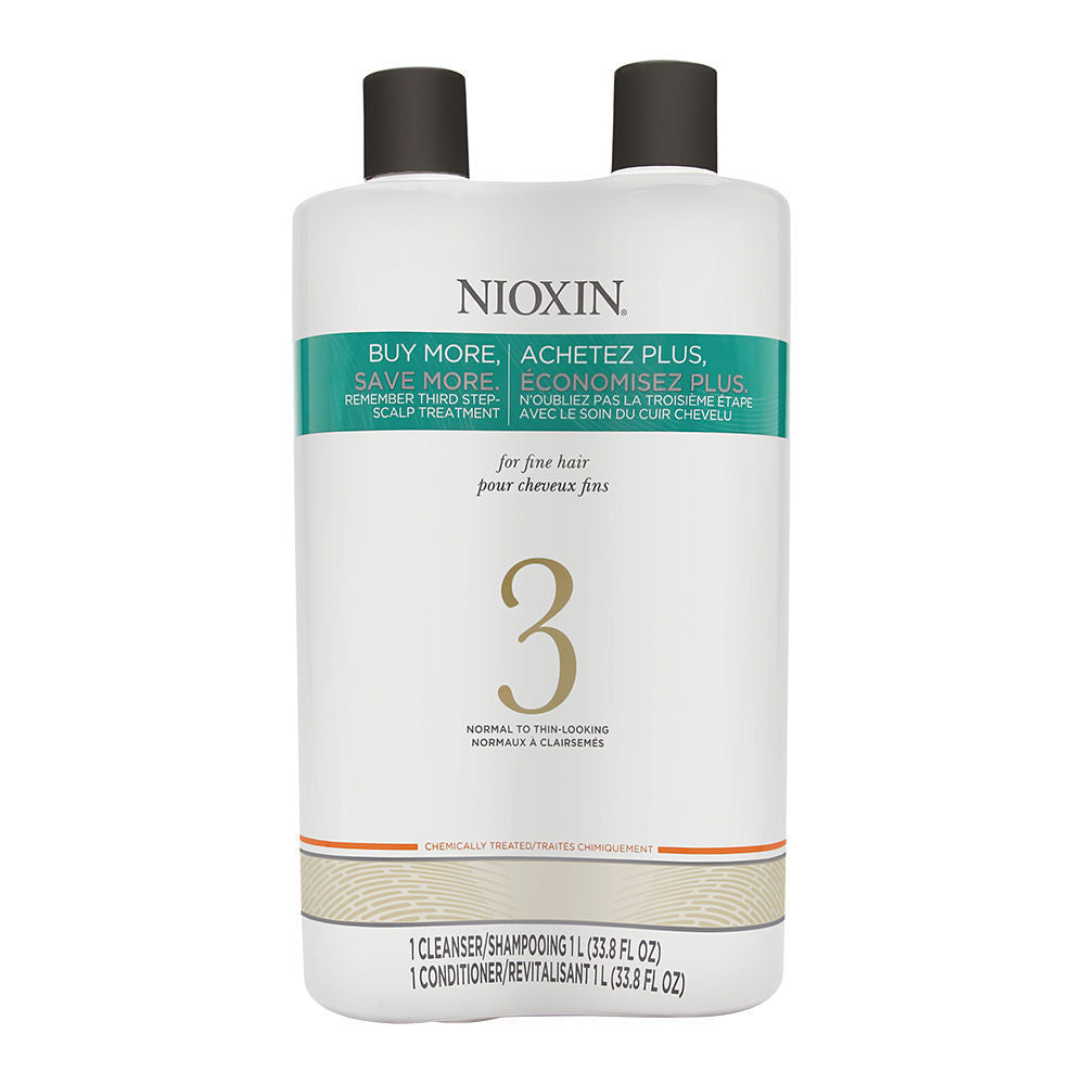 Nioxin System 3 Cleanser & Scalp Therapy Conditioner Duo - authentic fragrance from Brands Warehouse Canada