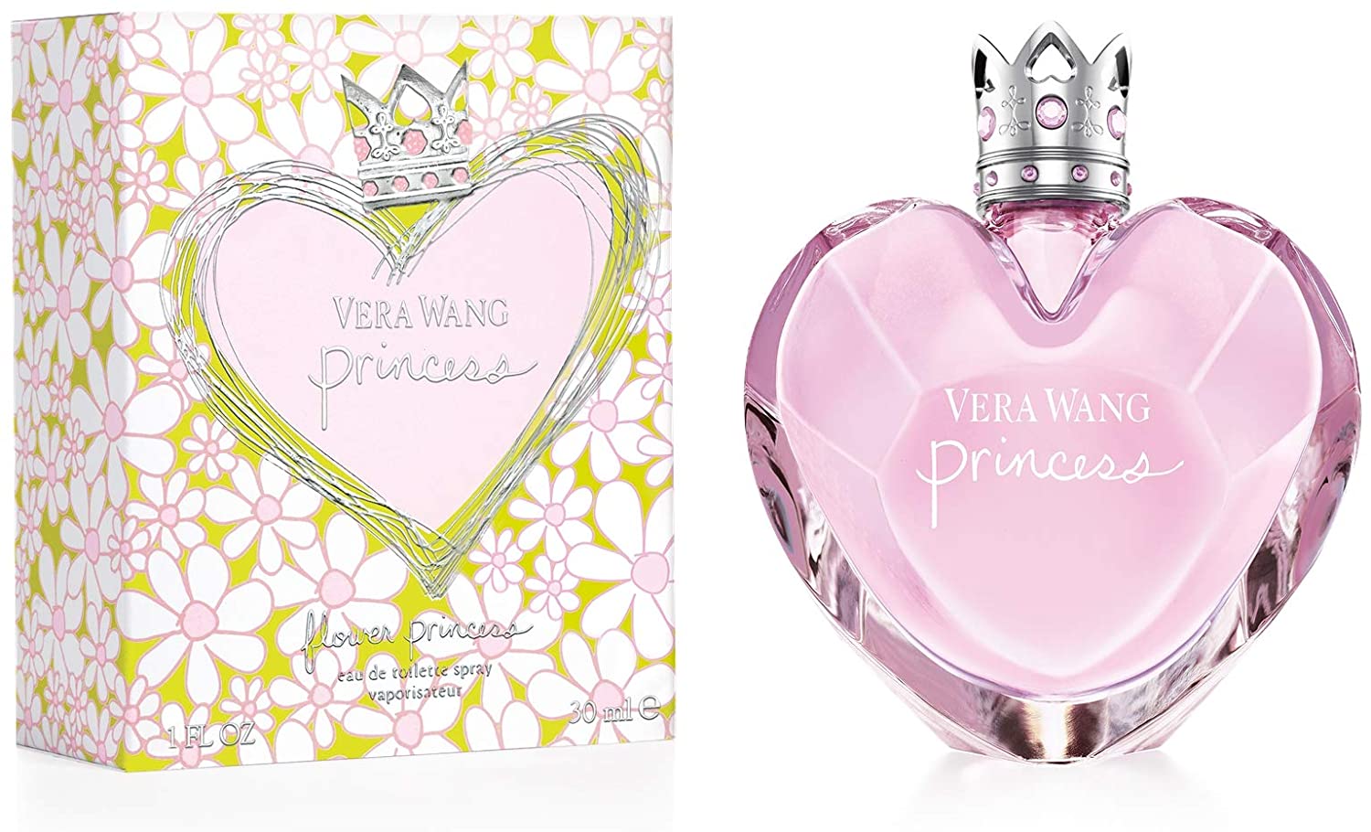 Vera Wang Flower Princess EDT Spray For Women - box and bottle packaging