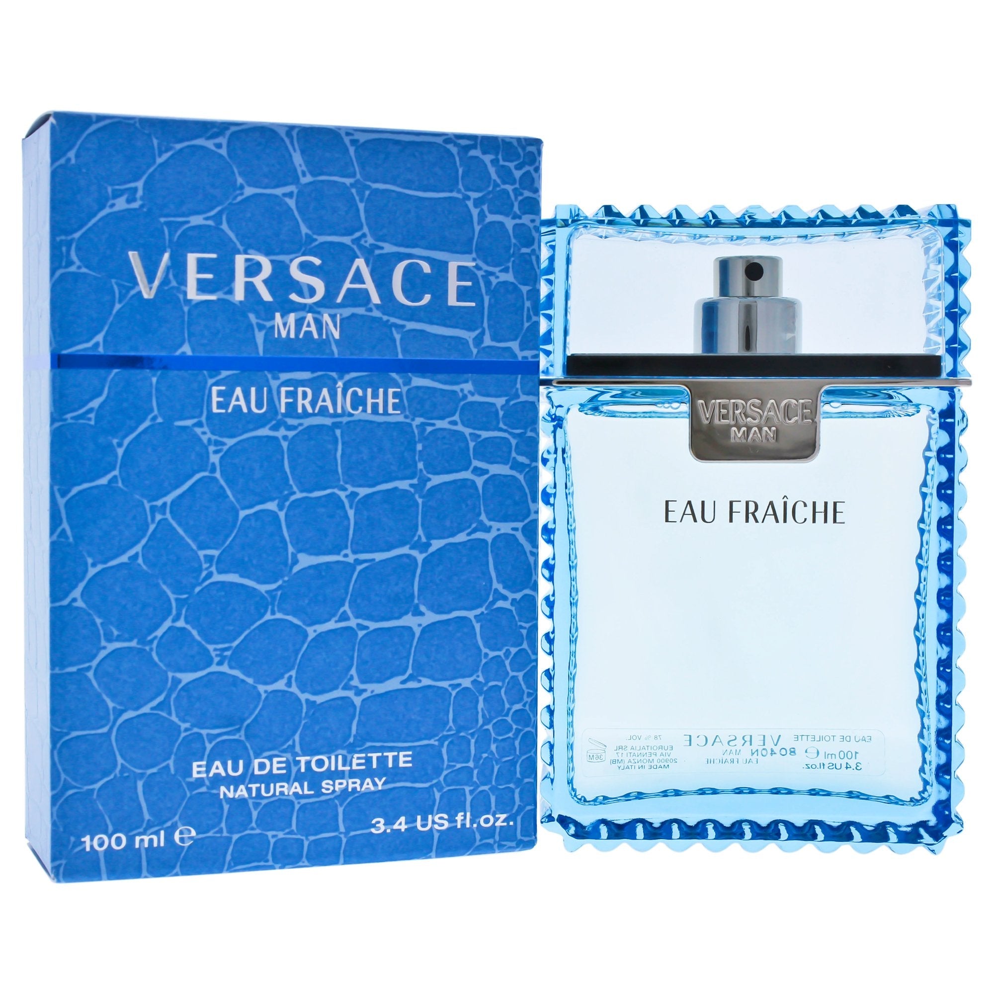 Versace Eau Fraiche EDT Spray For Men - bottle front view